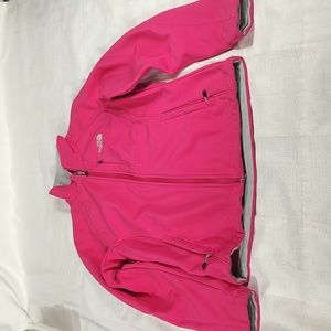 The North Face Pink Zip Up Winter Polyester Jacket Womens Size Small